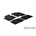 Original Gledring Passform Fußmatten Gummimatten 4 Tlg. Loch Fix. - Kia Optima 2012-> 2016->